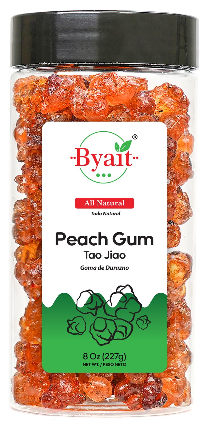 Amazon.com : Byait Wild Peach Gum 8 Oz, Approx. 75 Pieces, 桃胶
